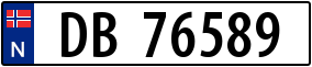 Truck License Plate